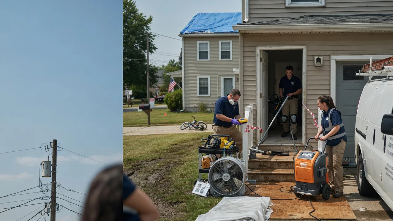 Water Damage Repair in Warfield, VA near me